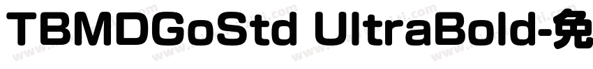 TBMDGoStd UltraBold字体转换